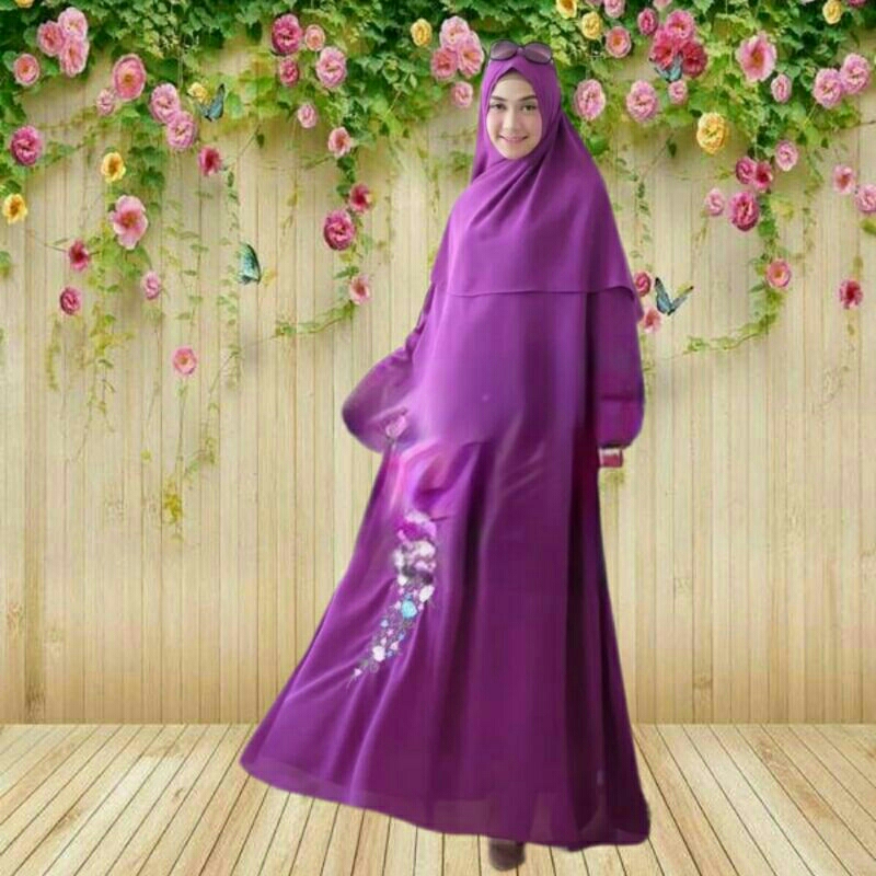 GAMIS  GAMIS TERBARU GAMIS REMAJA   GAMIS MADINA SET KHIMAR - gamis - gamis muslim - gamis set - gam