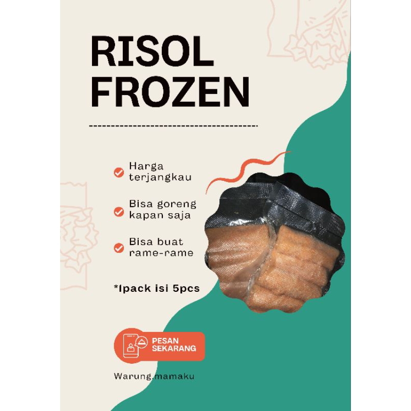 

RISOL MAYO TELUR SOSIS, RISOL AYAM SAYUR PEDAS