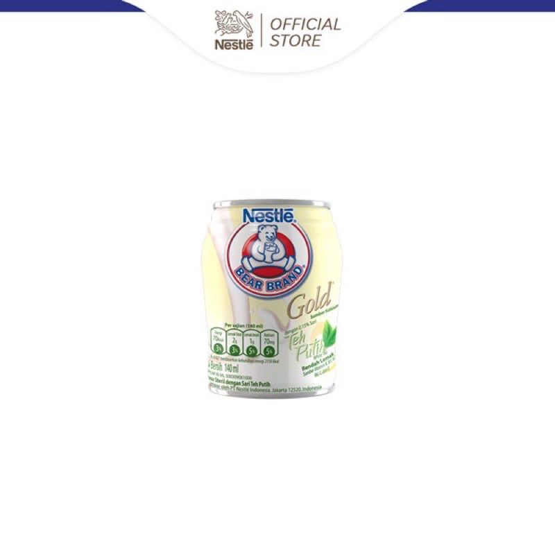 

Bear Brand Gold White Tea 140mL