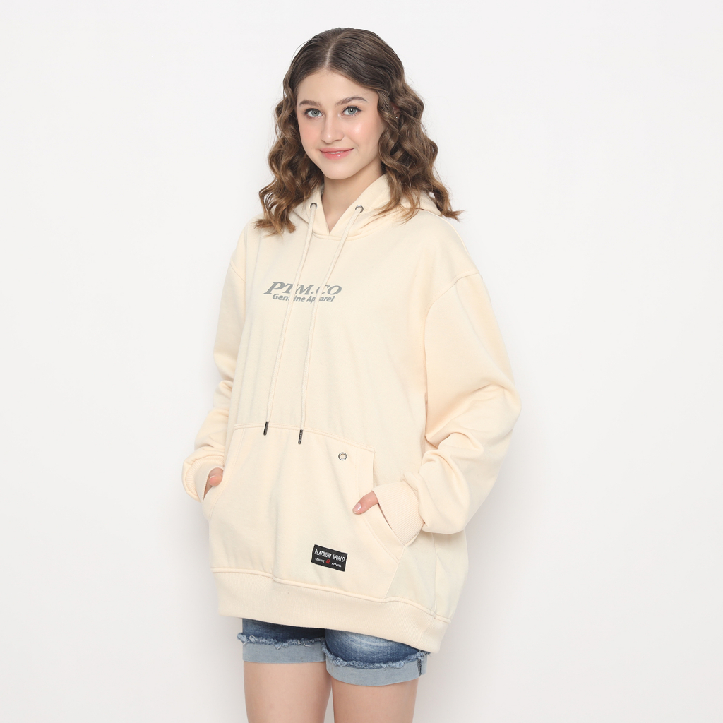 GLOW IN THE DARK PLATINUM WORLD Hoodie Couple Jumbo Pria &amp; Wanita - Jaket Sweater Sablon Timbul dan Sablon Terang X1