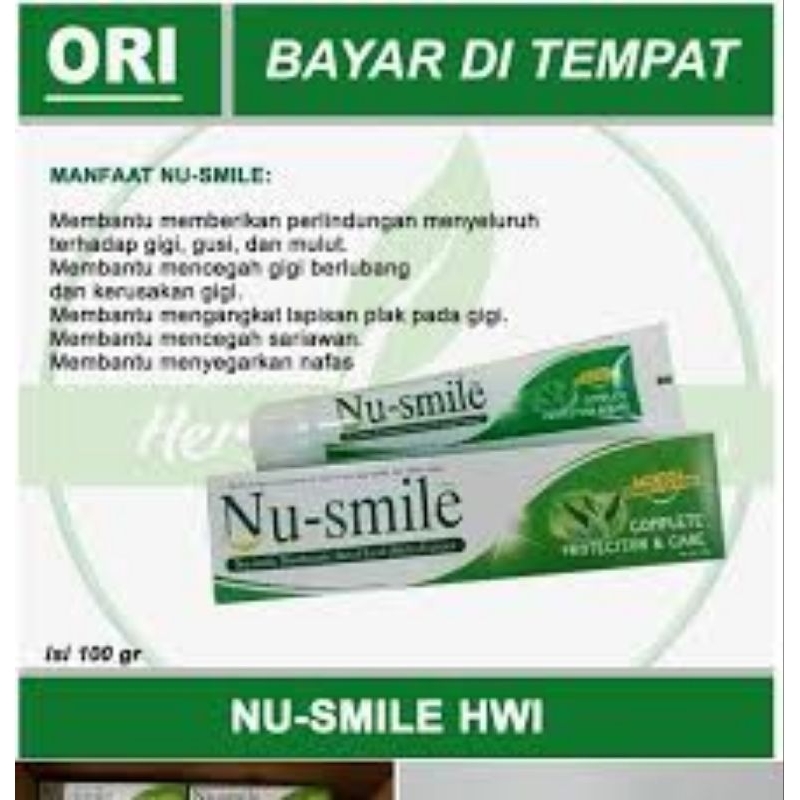 NUSMILE Pasta Gigi | Gigi Putih | Gigi Berlubang | Karang Gigi