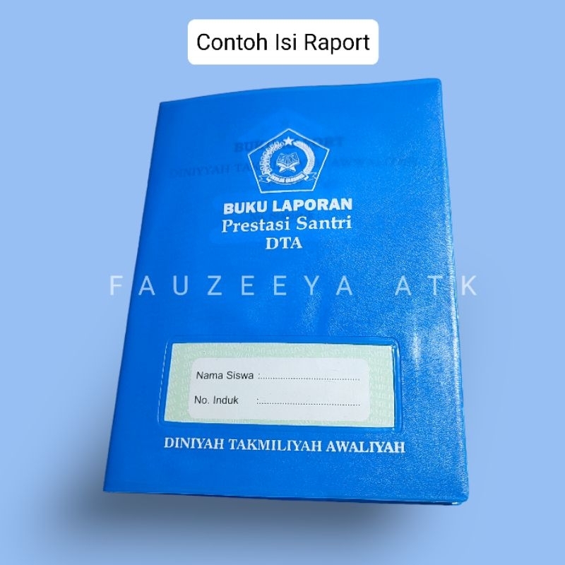 

Sampul Raport DTA - Buku Laporan Santri