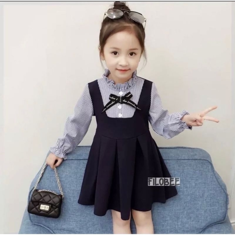 DRESS ANAK PEREMPUAN TERBARU HANNA DRESS/1-5TAHUN