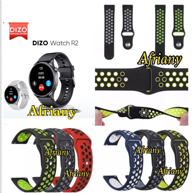 Tali Jam Strap Smartwatch Dizo Watch R2 - Nike Rubber Silikon Sporty
