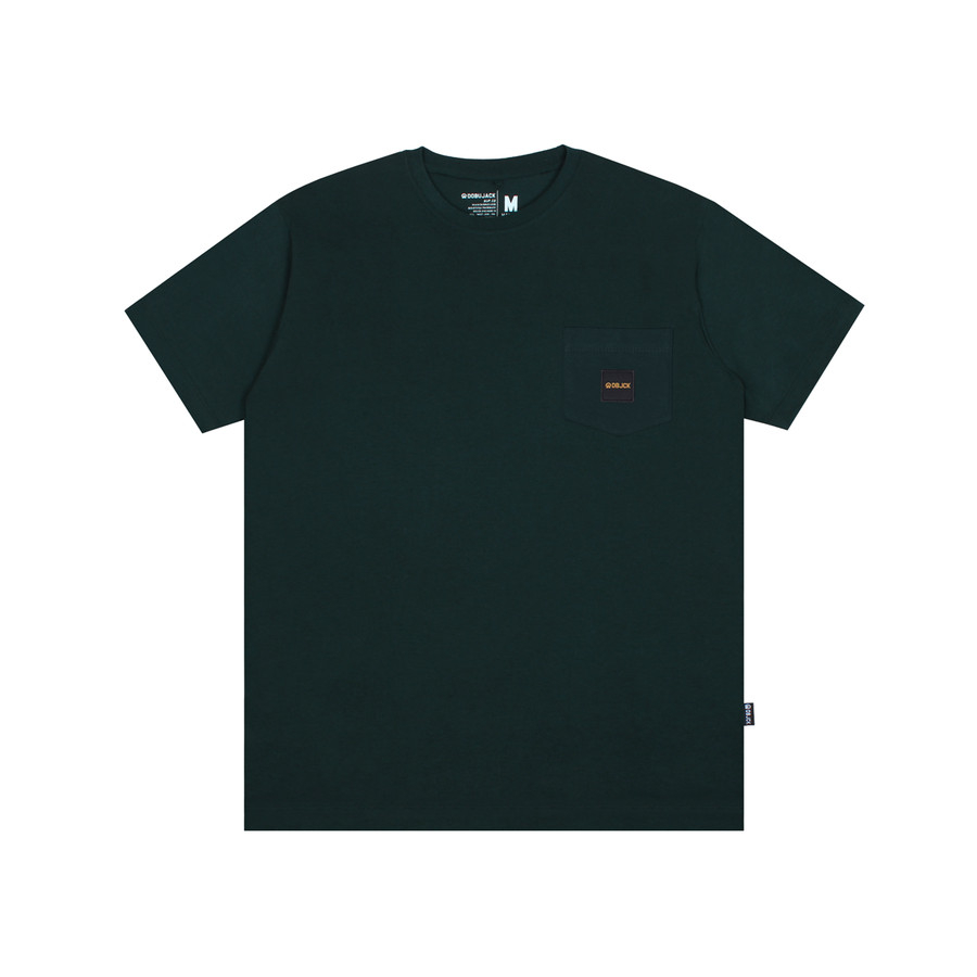 Dobujack Tshirt Denial Pocket Green - kaos dobujack original