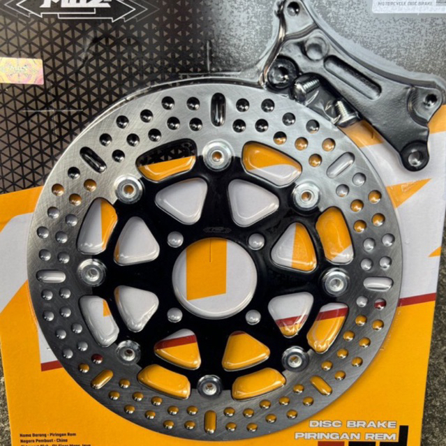 DISC CAKRAM DEPAN LEBAR BEAT VARIO SCOOPY SPACY GENIO BY MGV UKURAN 260 MM / PIRINGAN CAKRAM DEPAN UKURAN 260 MM PNP MOTOR MATIC HONDA BEAT VARIO SCOOPY SPACY GENIO BY MGV