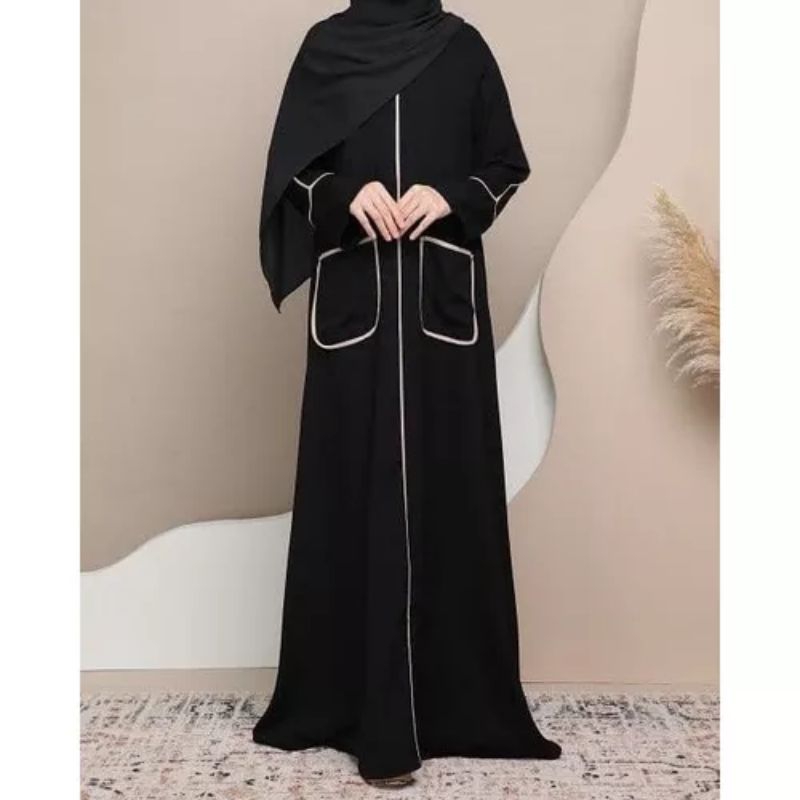 Abaya Turki Saku List Abaya Hitam Abaya Saudi Saku Abaya Jumbo