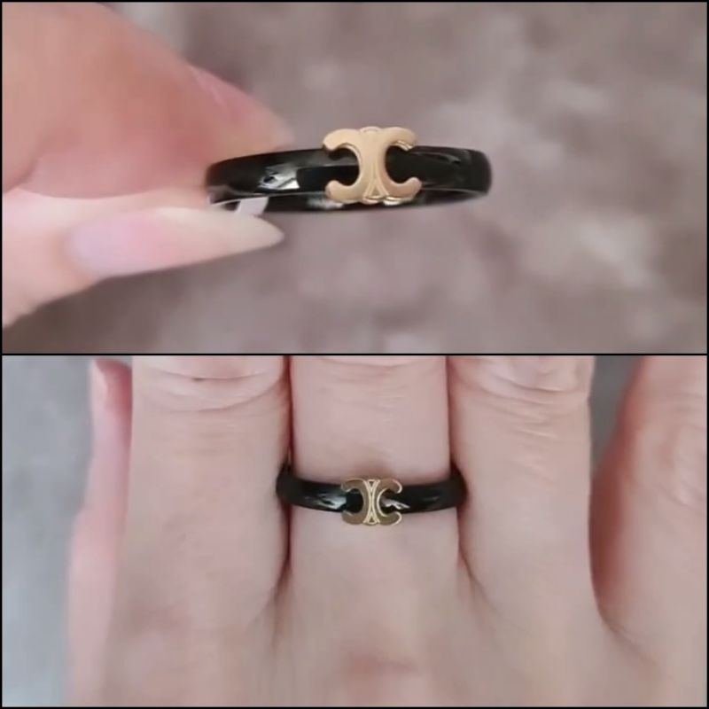 Cincin Titanium Asli Premium Quality Anti karat anti alergi Stainless steel ori Ct029209