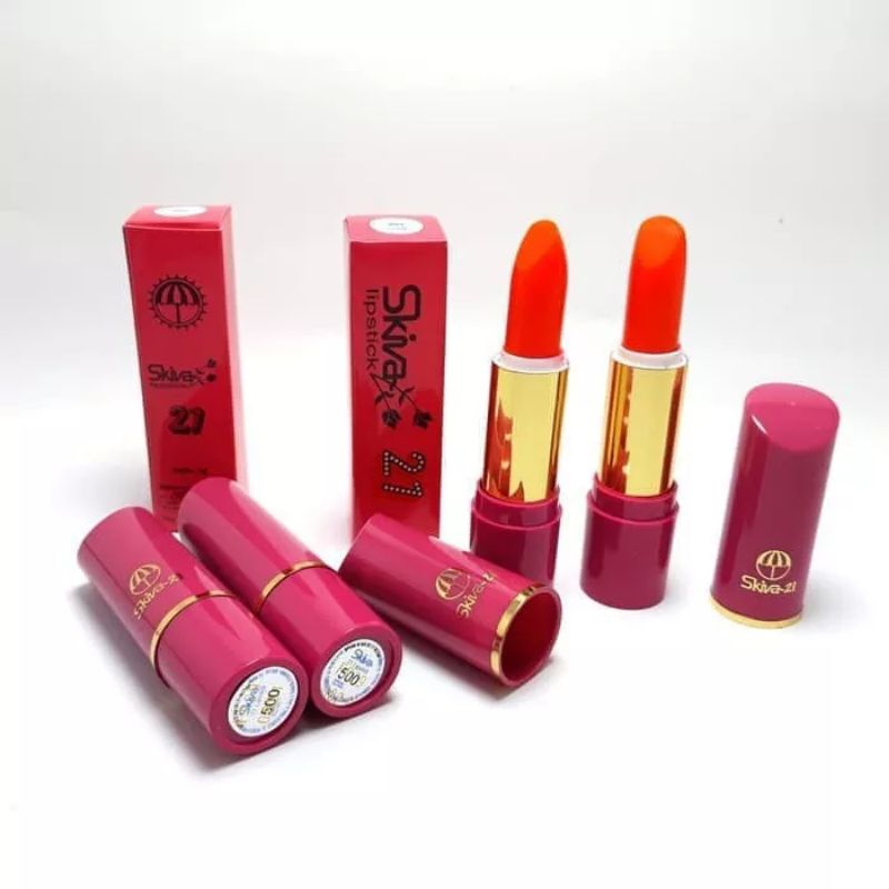 SKIVA Lipstik 21 No 500 Bpom Original Satuan