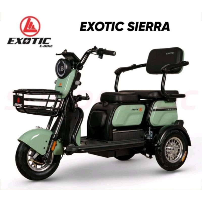 Sepeda Listrik Roda 3 exotic sierra