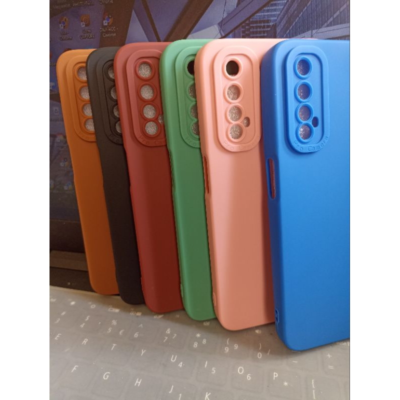 CASE REALME 7 SOFTCASE SLIKON CASING PRO CAMERA MACARON