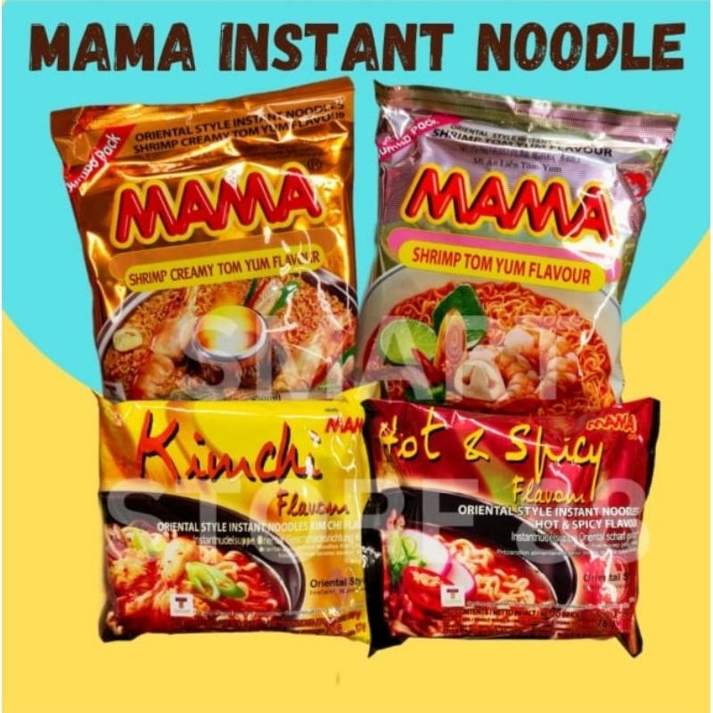 

MAMA MIE INSTANT NOODLE TOMYAM KIMCHI FLAVOUR MI INSTAN NOODLES