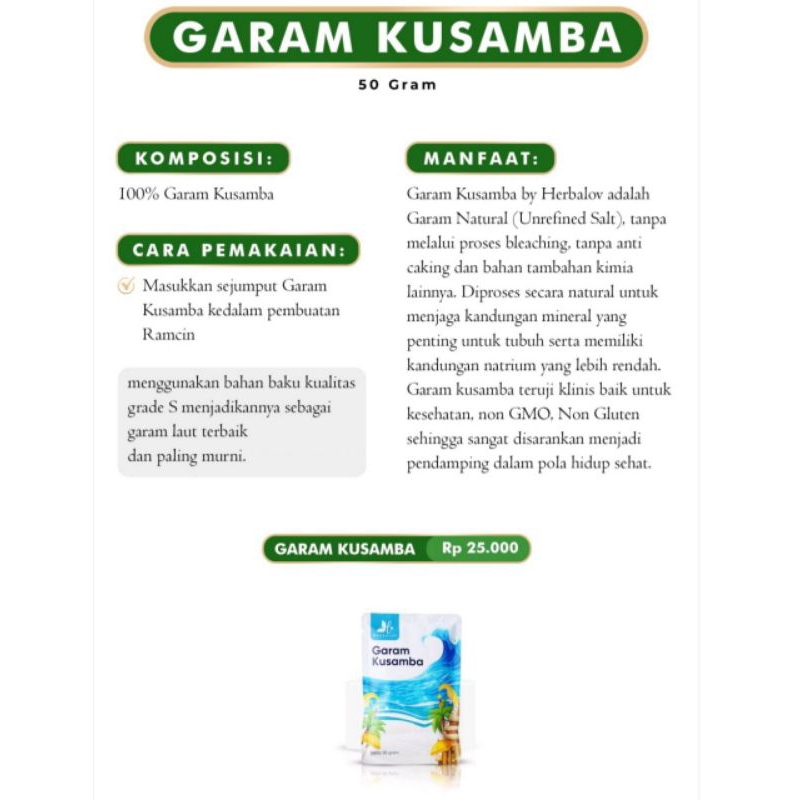 

Garam Kusamba Herbalov