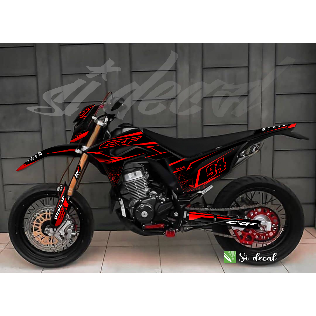 custom stiker decal crf 150L full body free request bagus keren terjangkau