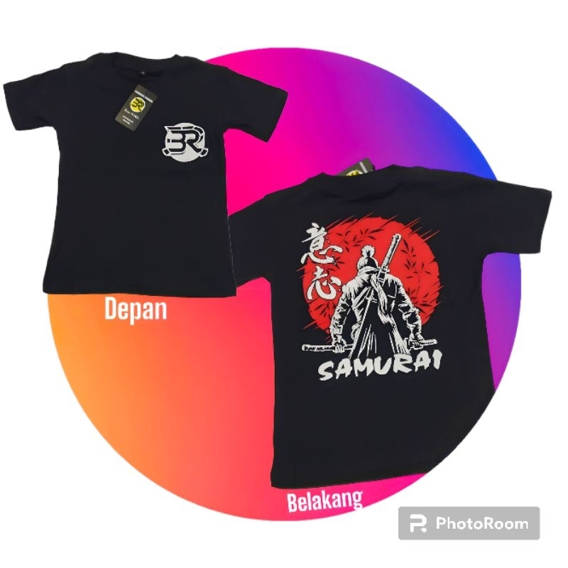 {PROMO}KAOS ANAK LAKILAKI SAMURAI JAPAN/kaos distro anak samurai naga jepang