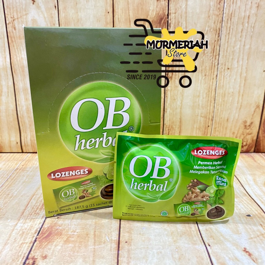 

Permen OB Herbal Lozenges Sachet - Melegakan tenggorokan & Batuk