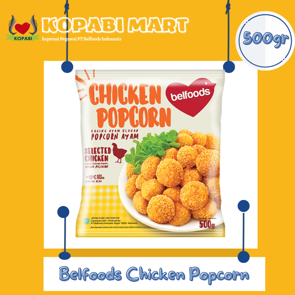 

Belfoods Belfoods Chicken Popcorn 500gr