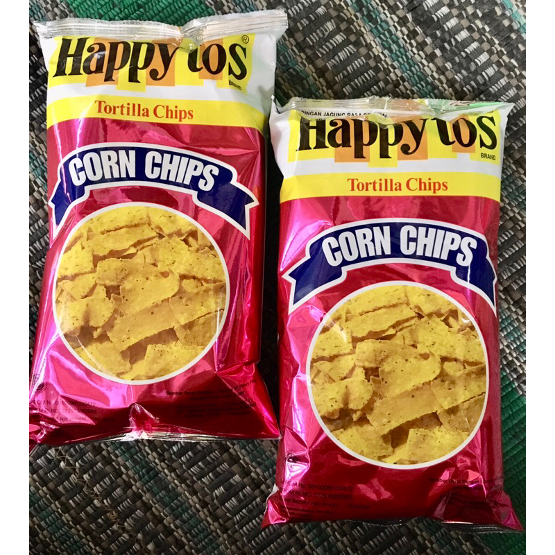 

Happy Tos Tortilla Chips/Keripik Jagung/Kripik Corn Chips 160gr