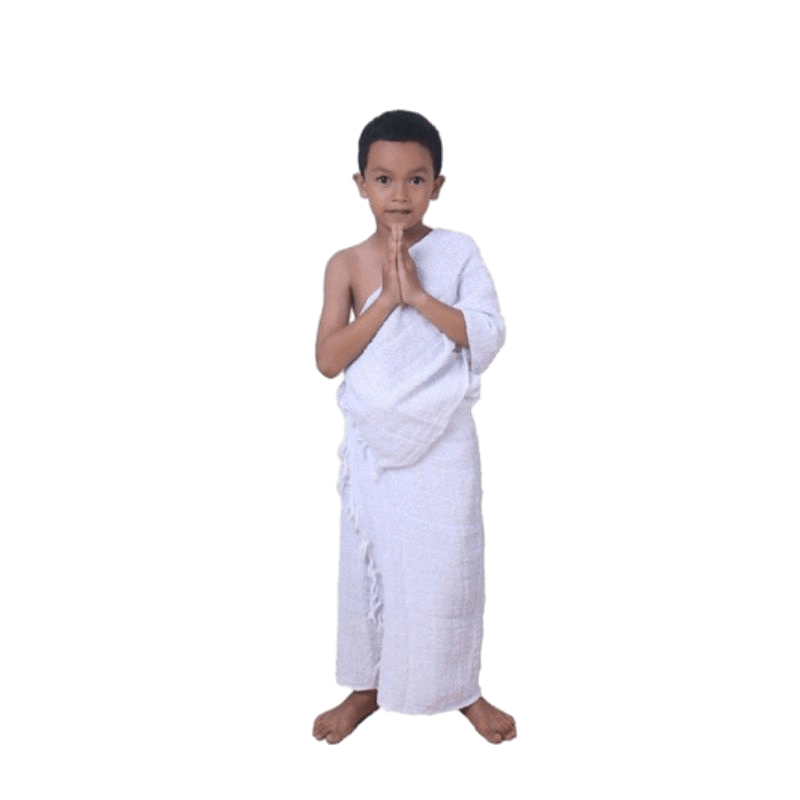 Kain Ihram atau Baju Ihrom Anak Laki-Laki TK-SD, Model Syari