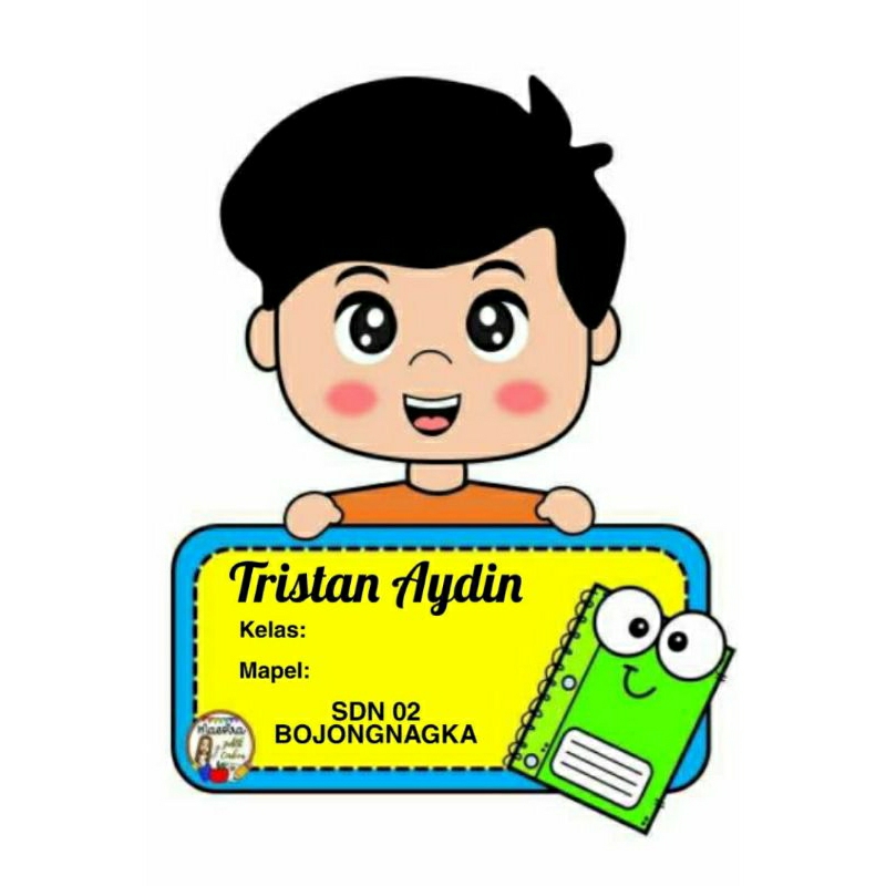 

STICKER BUKU SEKOLAH CUSTOM MOTIF CWO