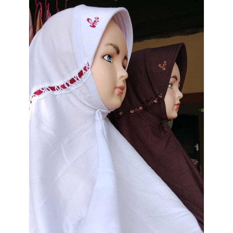 Hijab Instan Anak Robbani Sekolah SD Putih, Pramuka