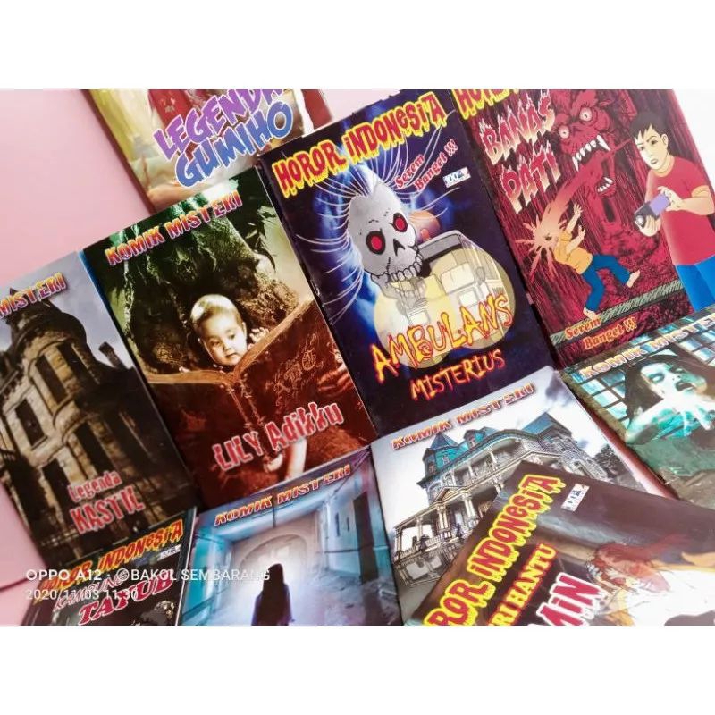 ( isi 10 pcs) Buku Komik Anak Horor Mainan Buku Komik Hantu Indonesia