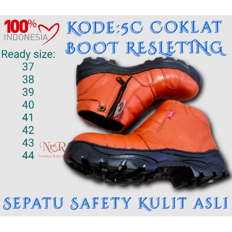 Sepatu safety Bahan kulit SAPI asli/sepatu CASUAL BOOT TOURING safety asli kulit/sepatu Kasual kulit boot safety pria wanita