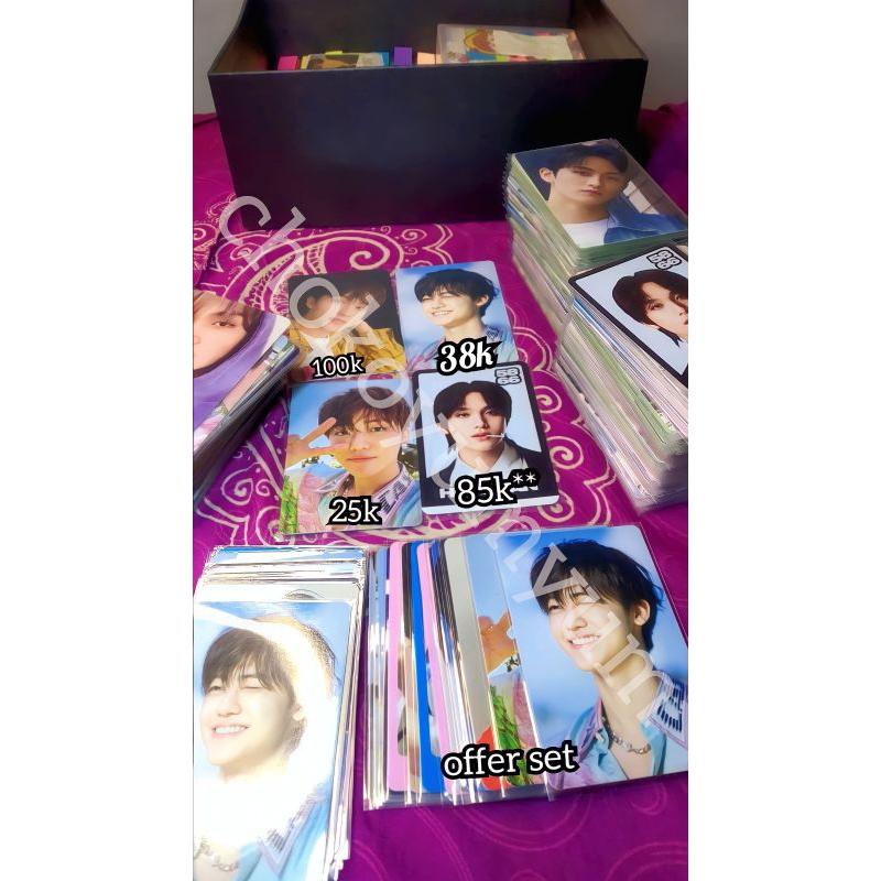 photocard official nct dream&127 haechan korek jaemin dicon wink mark kemeja kuning wtmc kolbuk hood