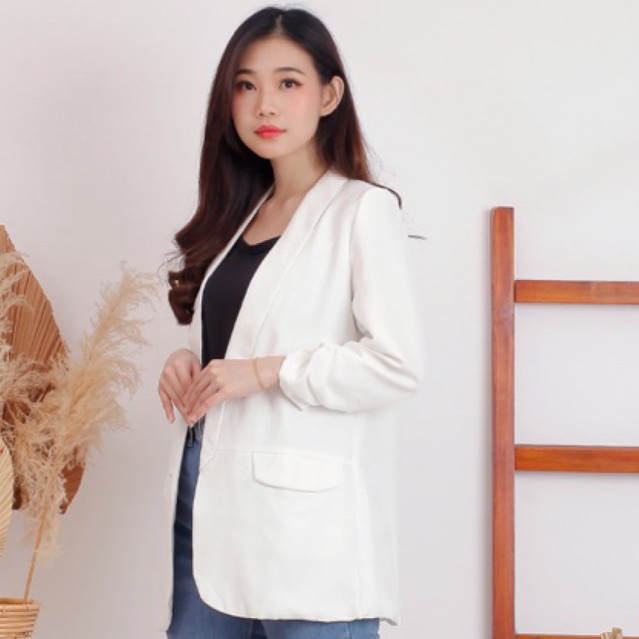 CHLOEBEAUTYSHOP BLAZER tangan / lengan serut