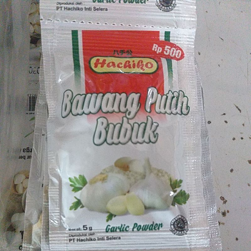 

bawang Putih Bubuk 5g 1renteng