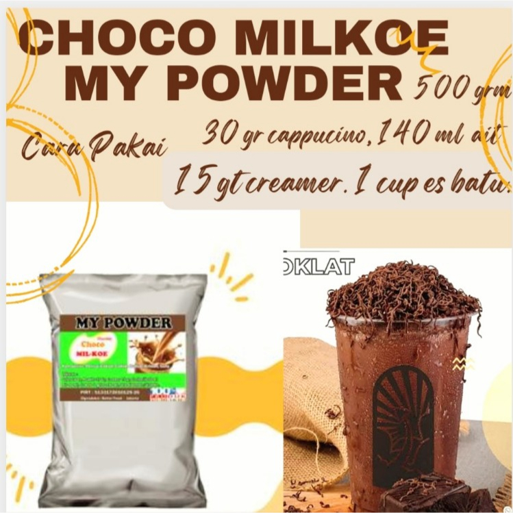 

Bubuk coklat milko My powder 500grm- Bubuk Es Kepal Milo My Powder 500 gram