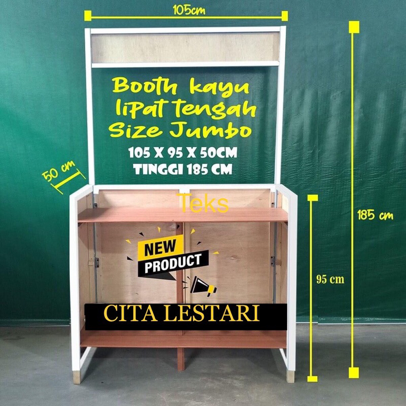 meja both portable, meja lipat ide jualan