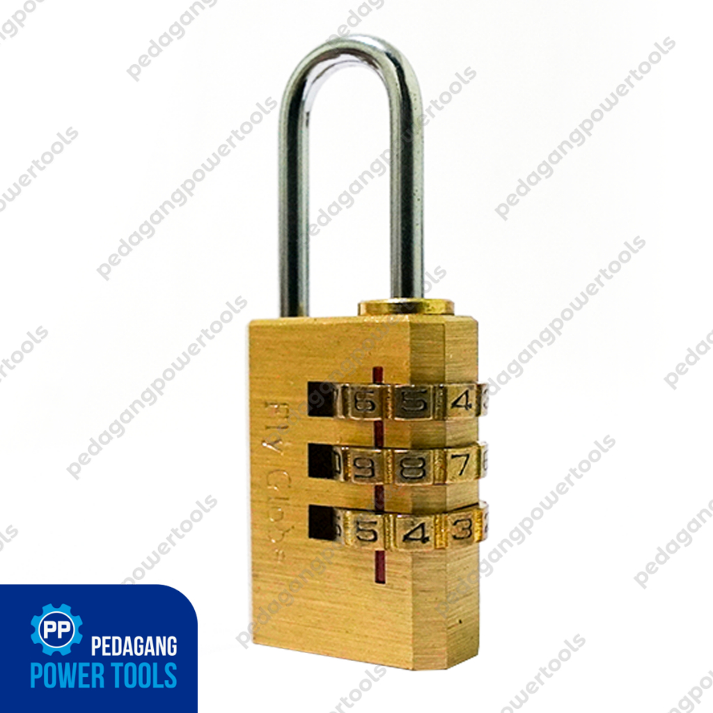 Gembok Angka 3 Digit Samping Kombinasi Kunci Tas Koper Travel Padlock