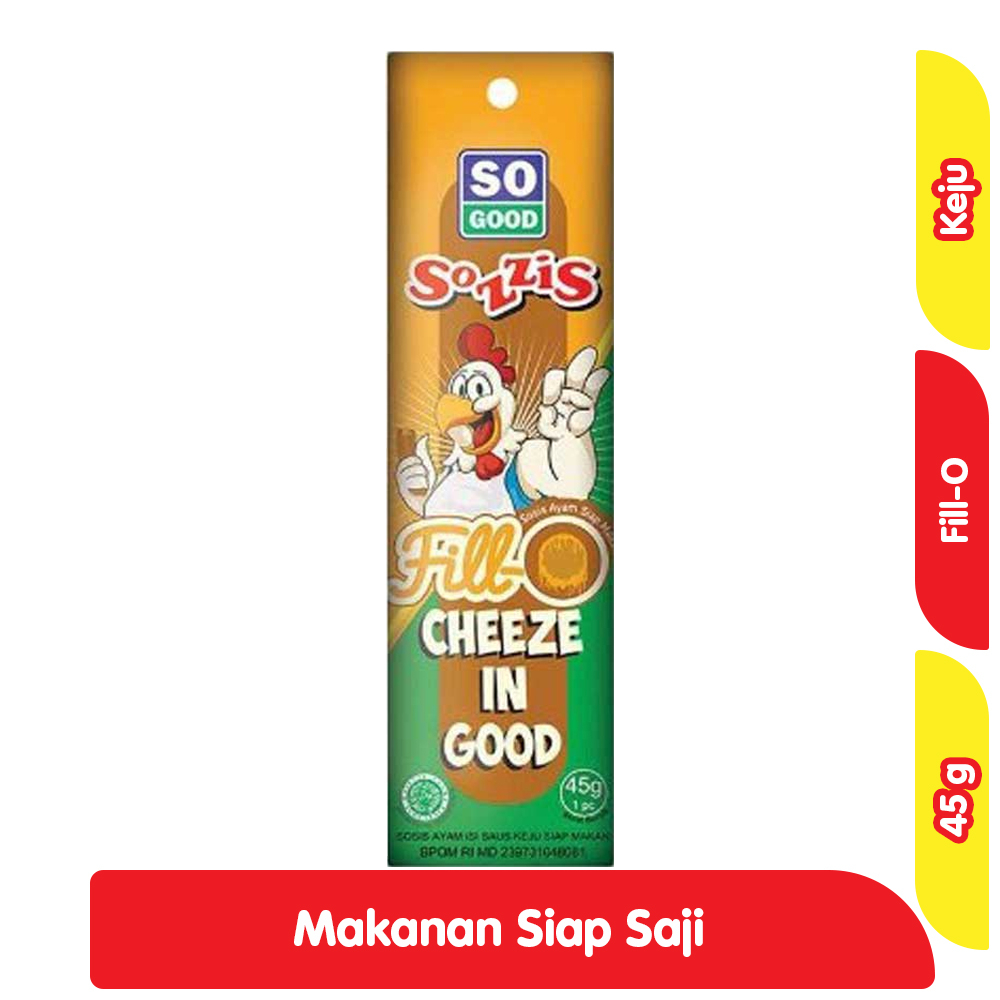 

SOZZIS Fill-O Sosis Siap Makan Ayam Saus Keju 45 g