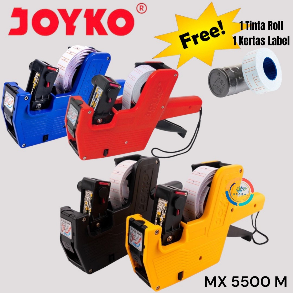 

Joyko Labeller Alat Label Harga MX-5500 M | 8 Digits