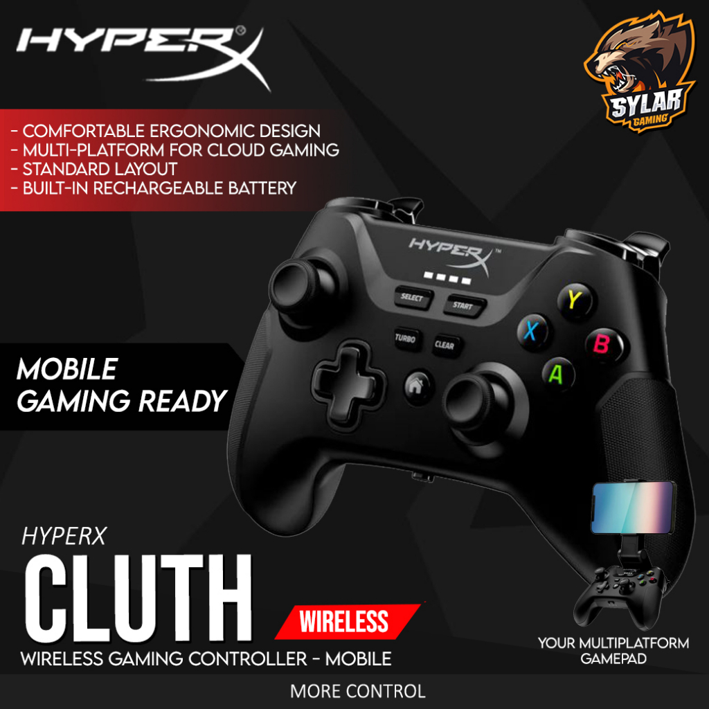 HyperX Clutch Wireless Gaming Gamepad Controller PC Android