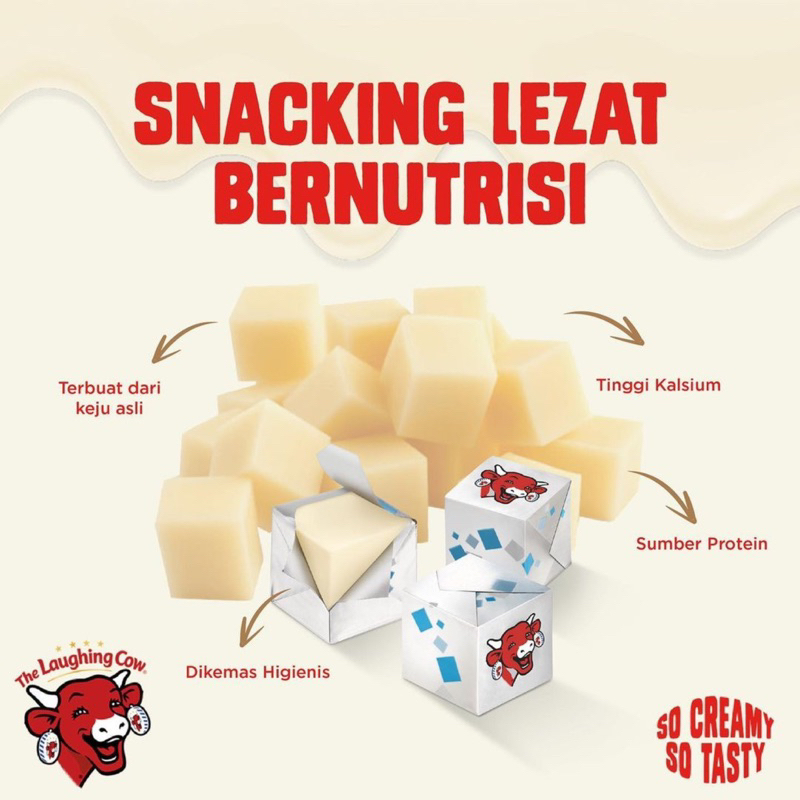 The laughing cow cheese segitiga - keju oles plain