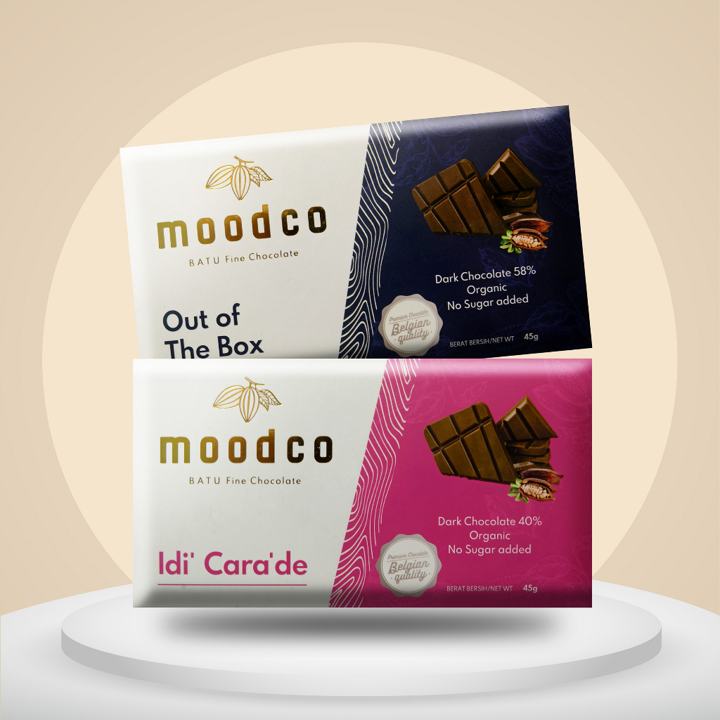 

Bundling Diabetix Chocolate Out Of The Box & Idi Carade | Coklat Diet Vegan Chocolate Diabetes friendly | No Milk No Sugar 45 gr | Real Coklat