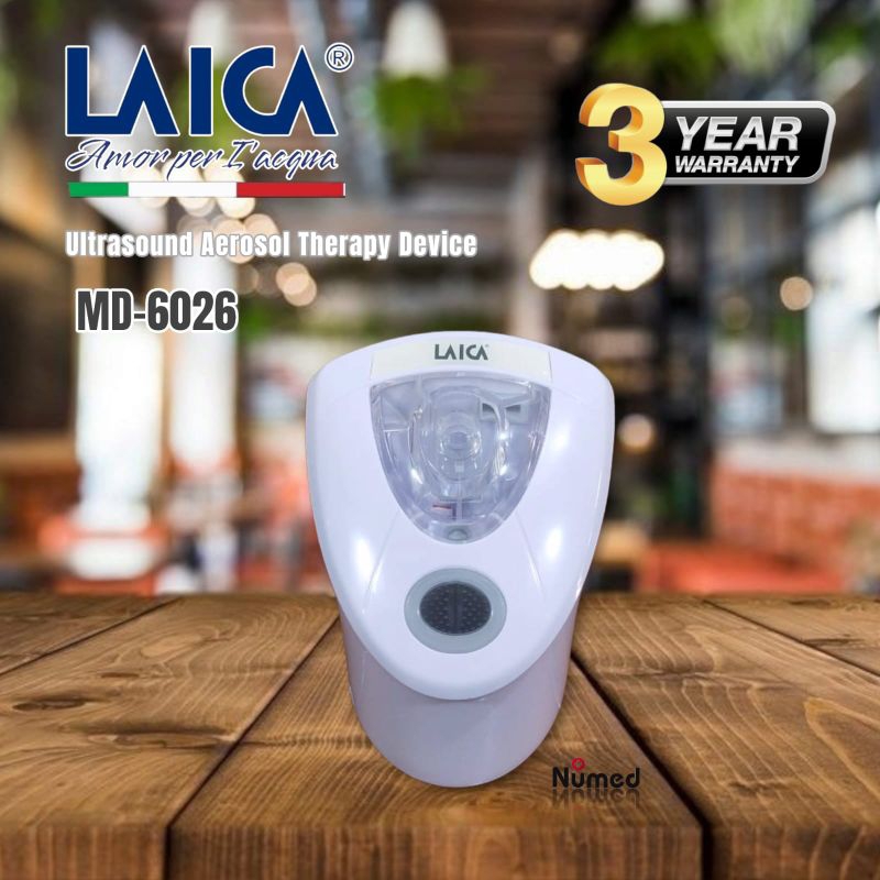 Nebulizer Ultrasonic Laica MD-6026 / Original Alat Bantu Terapi Pernafasan Laica MD6026