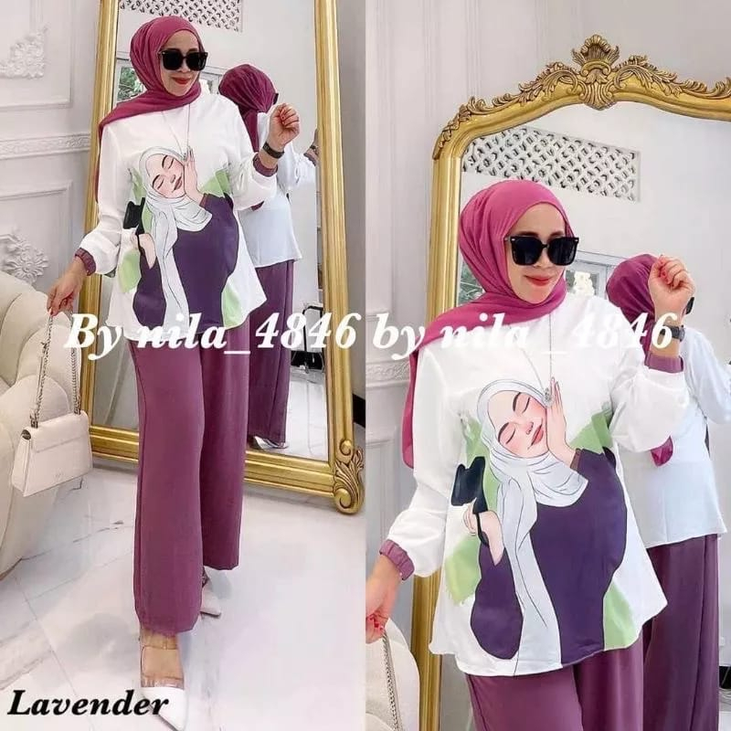 COD SET CRINGKEL TERBARU |KIRANA SET CRINKLE PRINTING LD 110 // SETELAN KOMBINASI // ONE SET KIRANA 