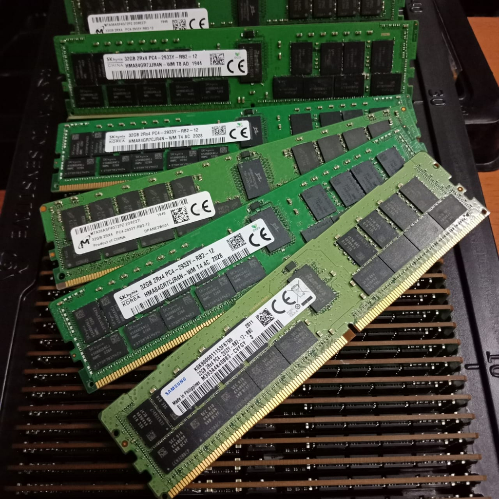 MEMORY RAM SERVER DDR4 32GB PC4-2933Y ECC REG/RDIMM ORIGINAL FOR XEON
