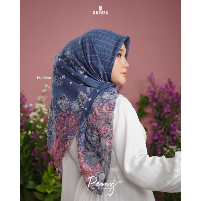 Segiempat Quinza *Peony Scarf*