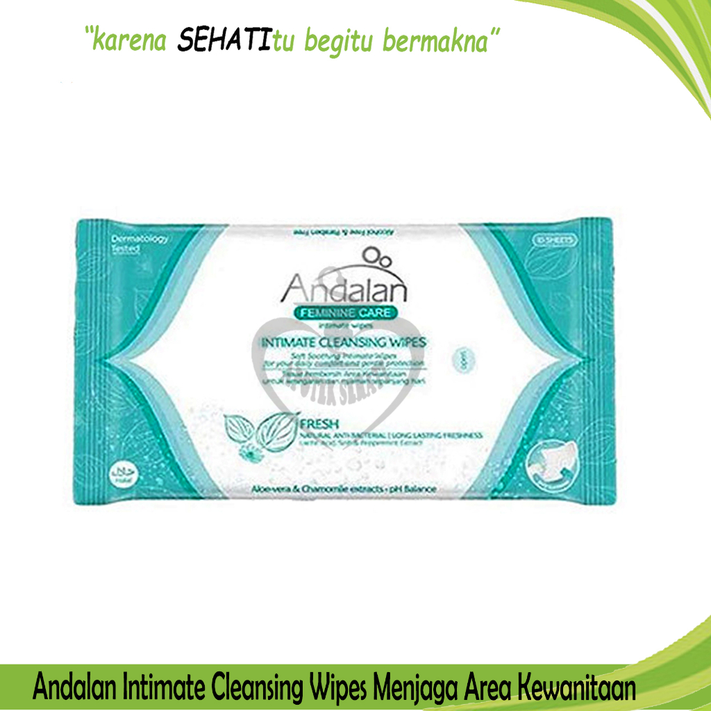 Andalan Feminine Care Wipes Membersihkan Menjaga Kewanitaan