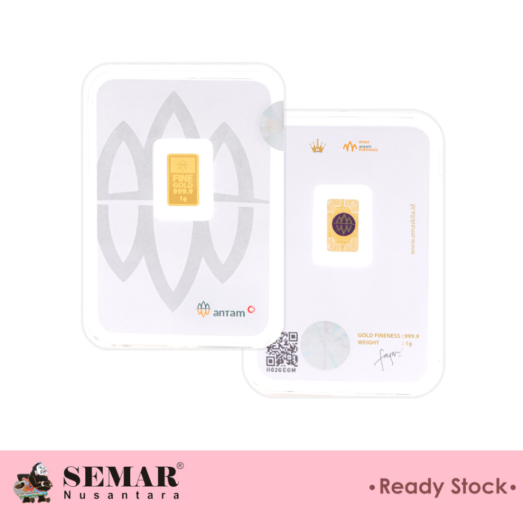 Logam Mulia Antam Press Emas Kita 1gram Emas Batangan Semar Nusantara