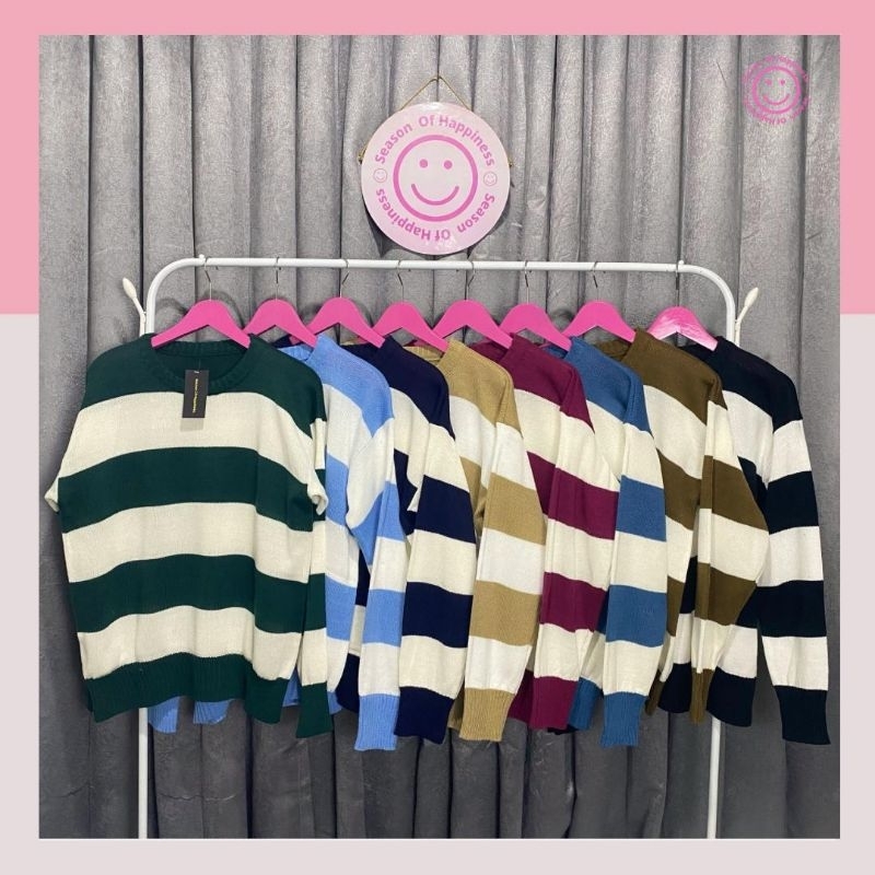 HANNI SWEATER RAJUT OVERSIZE / SWEATER RAJUT PREMIUM TEBAL