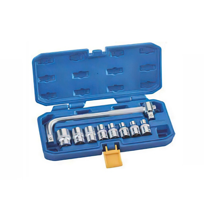TERMURAH Kunci Sok / Socket Set 1/2" 10pcs 12PT Lakoni Pro 200705