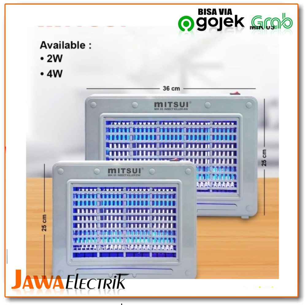 Perangkap Nyamuk Lalat/Insect Killer Mitsui Mik 05 2w-8w - Garansi - Mik 05/2w