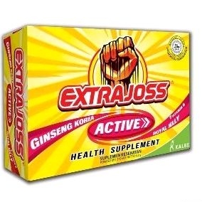 

Extrajoss active minuman suplemen kesehatan 6x4gr