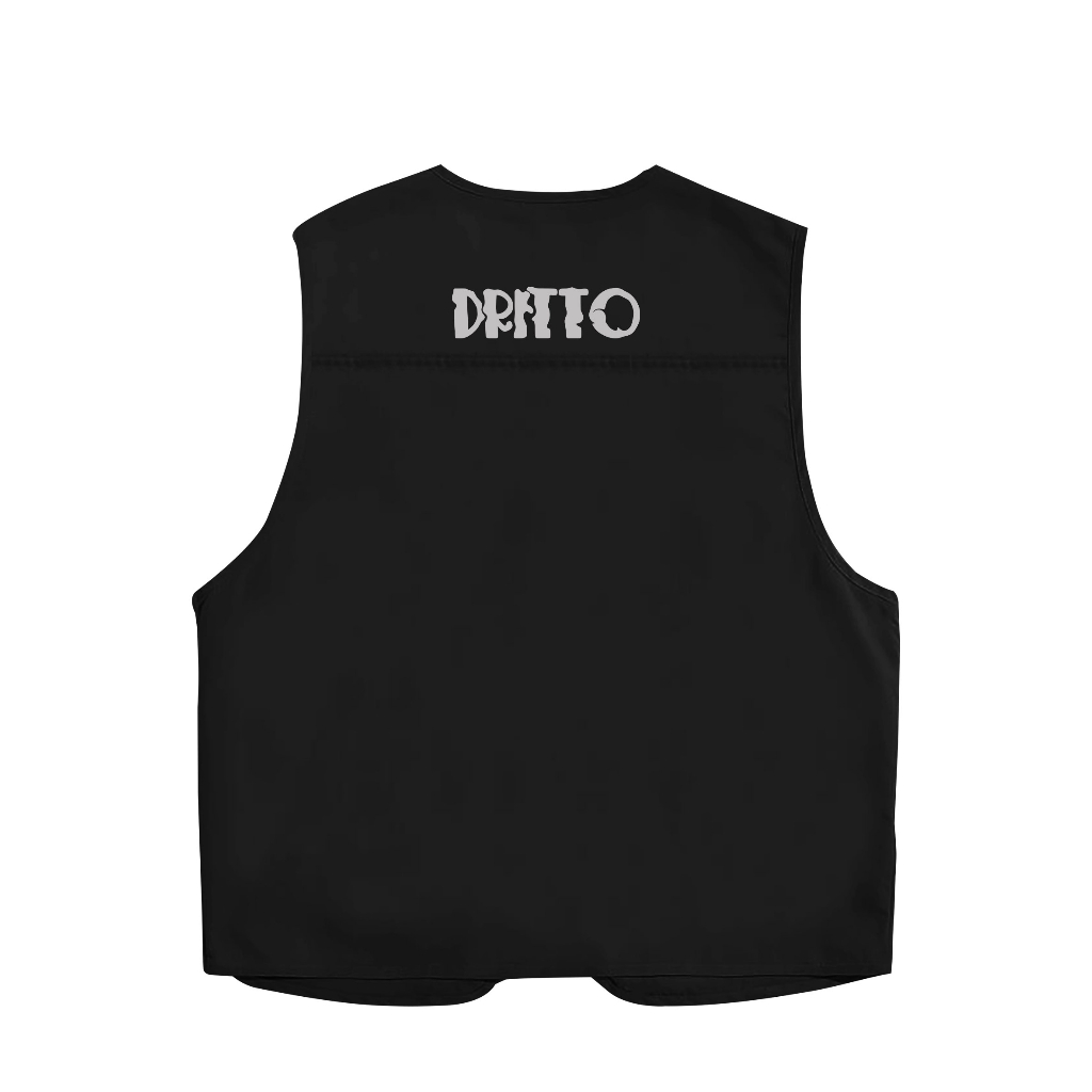 Dritto Vest - Rompi &quot;CORATO&quot; Vest Unisex - Hitam