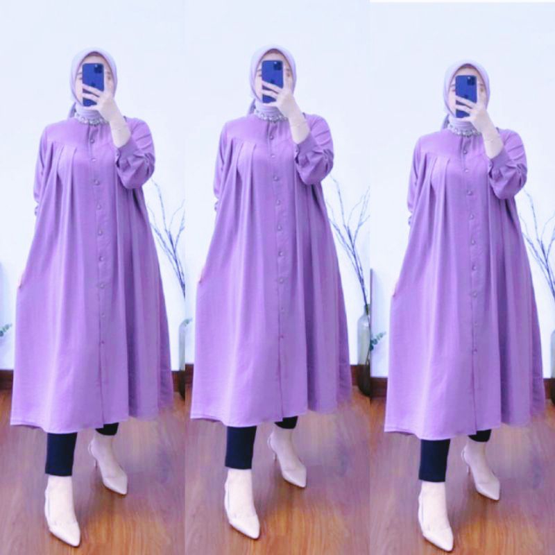 TUNIK NEW KRINKLE AIRFLOW//KRINKLE TOP AIRFLOW WANITA